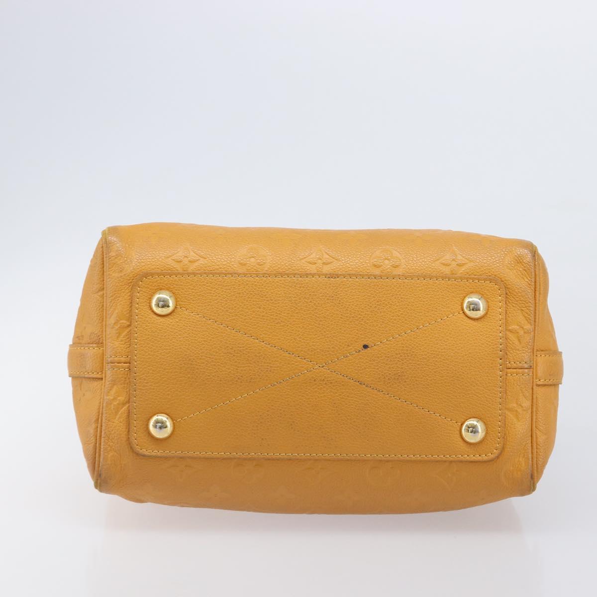 LOUIS VUITTON Empreinte Speedy Bandouliere 25 Bag saffron M40904 LV Auth ep16439