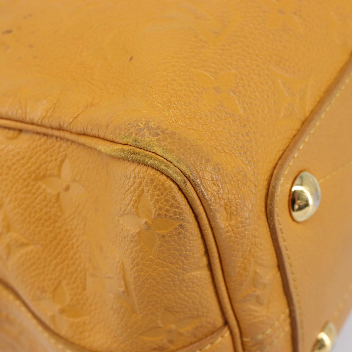 LOUIS VUITTON Empreinte Speedy Bandouliere 25 Bag saffron M40904 LV Auth ep16439