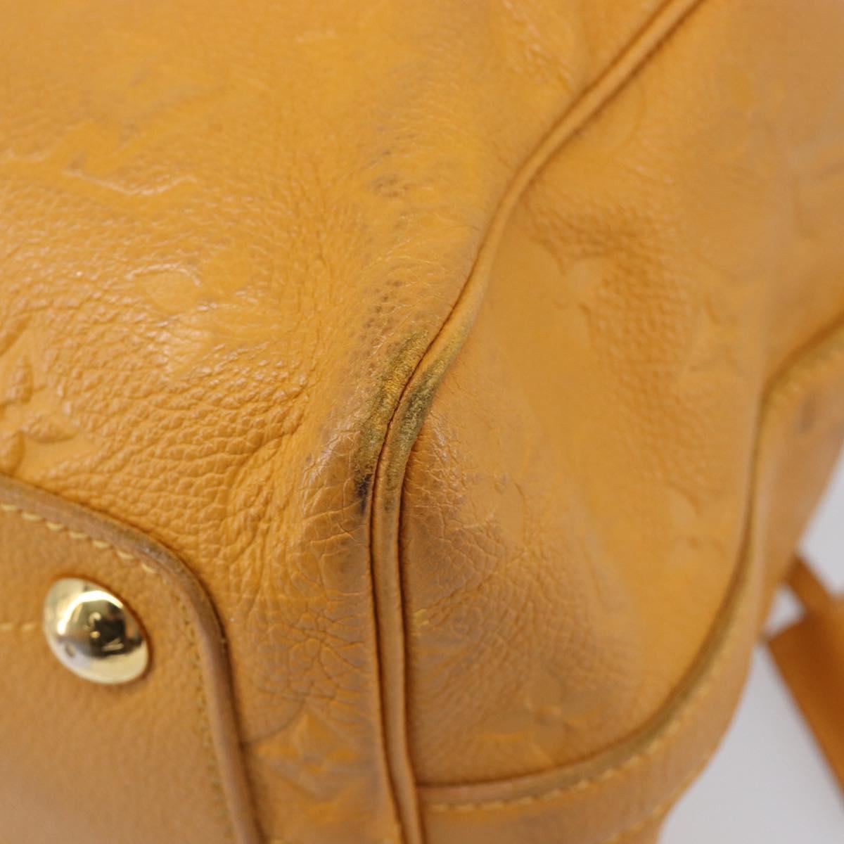 LOUIS VUITTON Empreinte Speedy Bandouliere 25 Bag saffron M40904 LV Auth ep16439