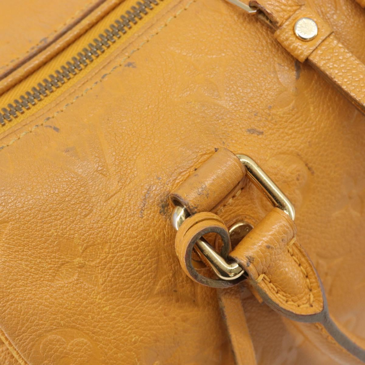 LOUIS VUITTON Empreinte Speedy Bandouliere 25 Bag saffron M40904 LV Auth ep16439