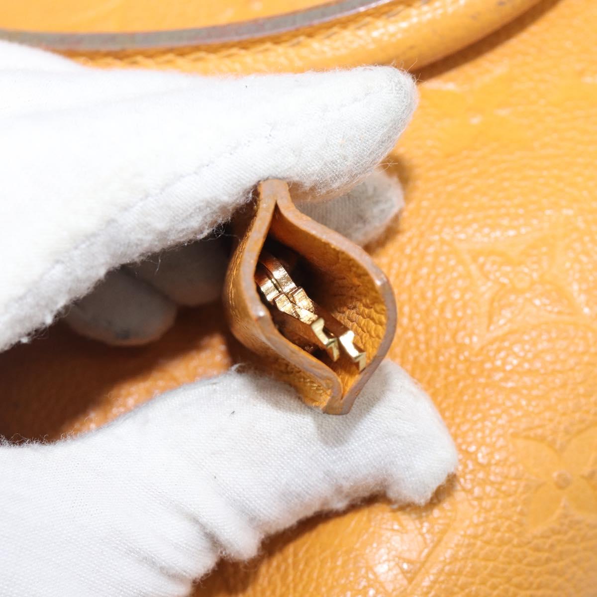 LOUIS VUITTON Empreinte Speedy Bandouliere 25 Bag saffron M40904 LV Auth ep16439