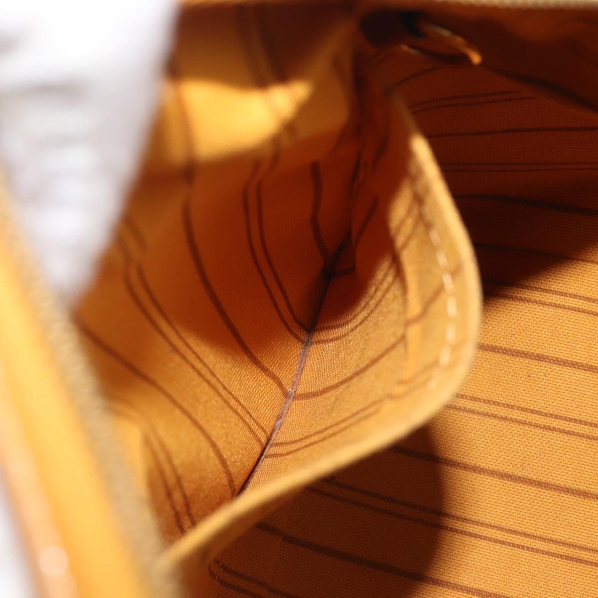LOUIS VUITTON Empreinte Speedy Bandouliere 25 Bag saffron M40904 LV Auth ep16439