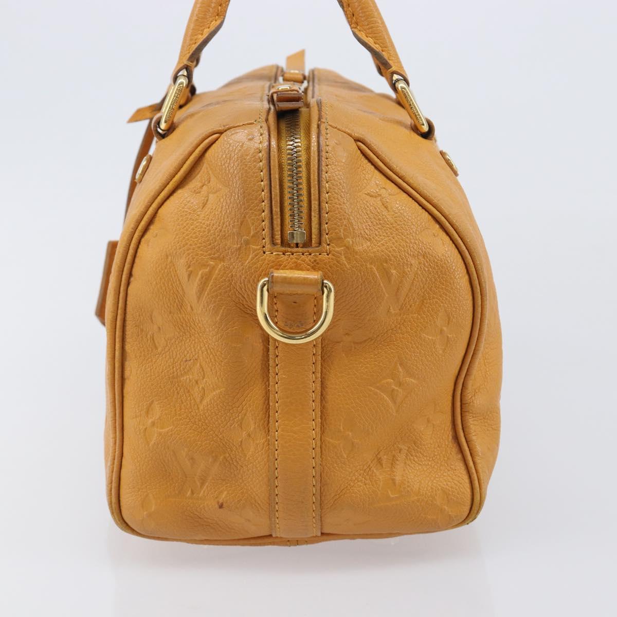 LOUIS VUITTON Empreinte Speedy Bandouliere 25 Bag saffron M40904 LV Auth ep16439