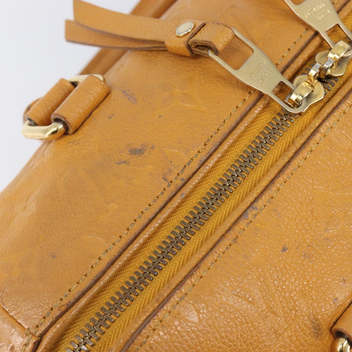 LOUIS VUITTON Empreinte Speedy Bandouliere 25 Bag saffron M40904 LV Auth ep16439