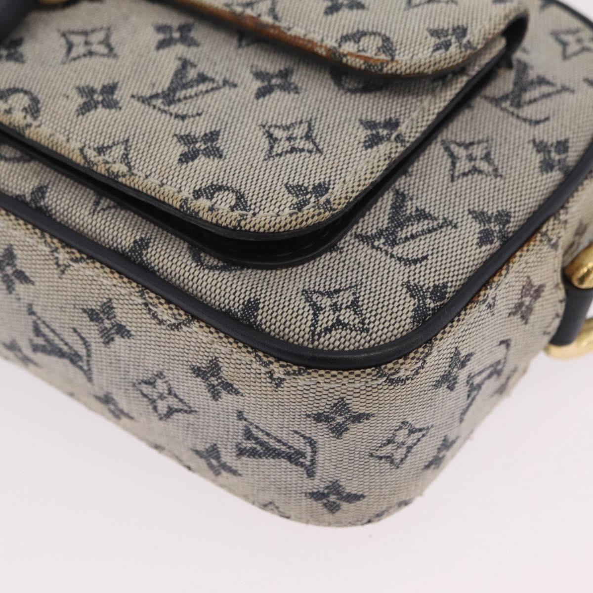 LOUIS VUITTON Monogram Mini Juliet MM Shoulder Bag Blue M92004 LV Auth ep16440A