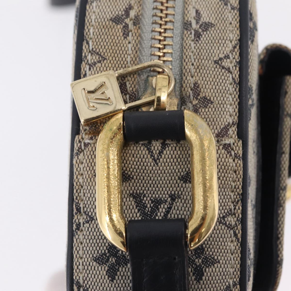 LOUIS VUITTON Monogram Mini Juliet MM Shoulder Bag Blue M92004 LV Auth ep16440A
