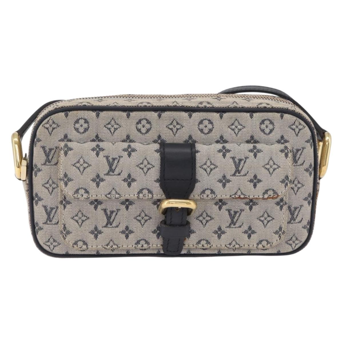 LOUIS VUITTON Monogram Mini Juliet MM Shoulder Bag Blue M92004 LV Auth ep16440A