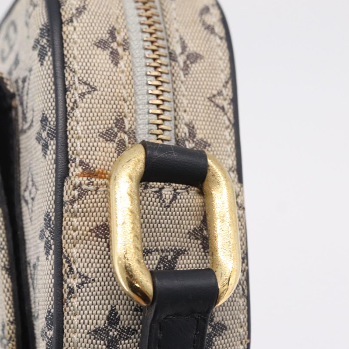 LOUIS VUITTON Monogram Mini Juliet MM Shoulder Bag Blue M92004 LV Auth ep16440A