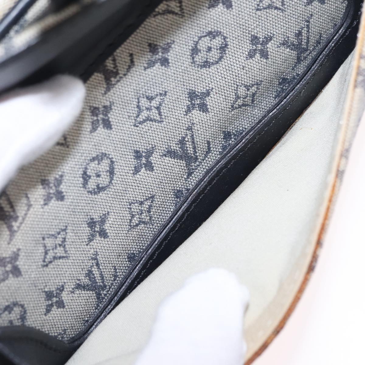 LOUIS VUITTON Monogram Mini Juliet MM Shoulder Bag Blue M92004 LV Auth ep16440A