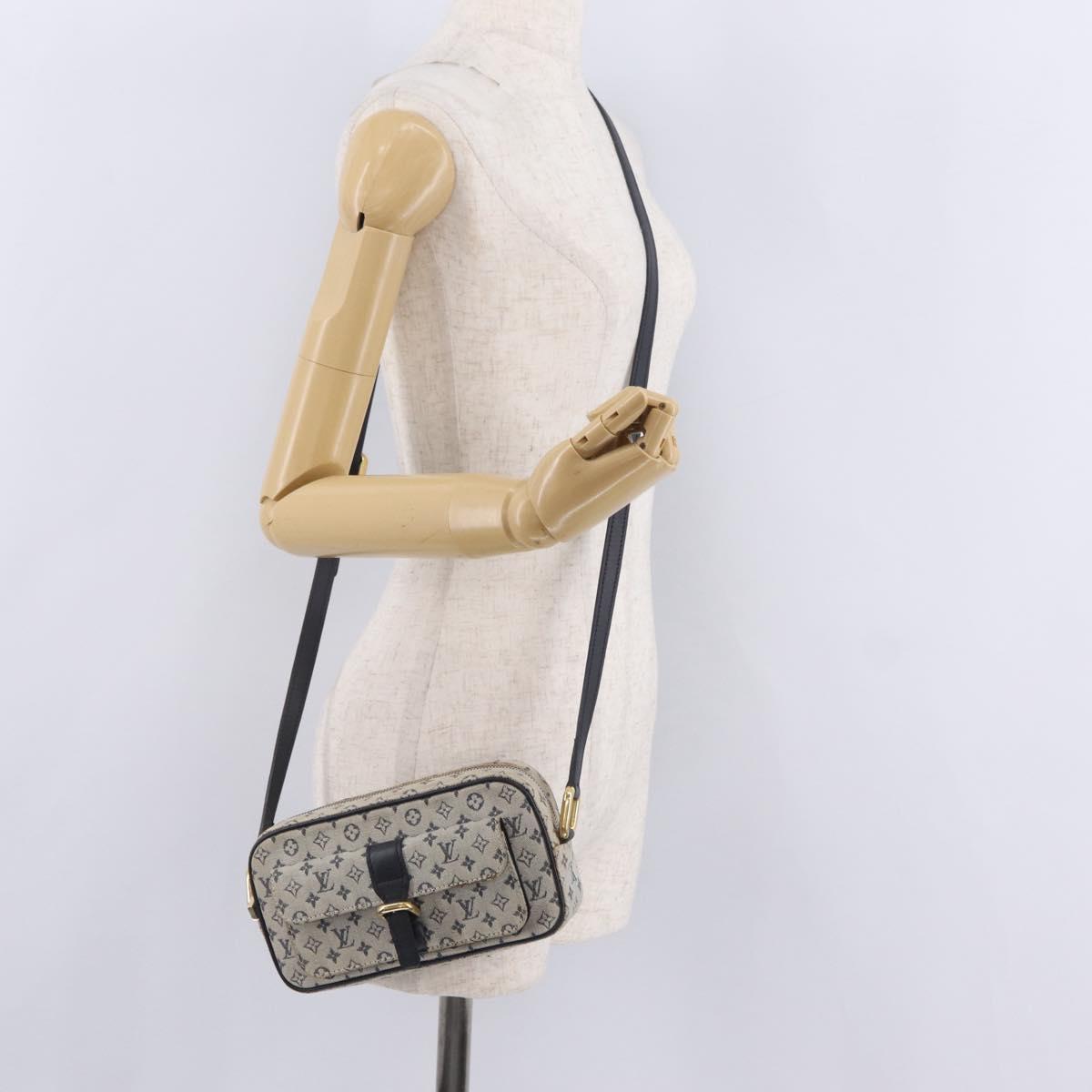 LOUIS VUITTON Monogram Mini Juliet MM Shoulder Bag Blue M92004 LV Auth ep16440A