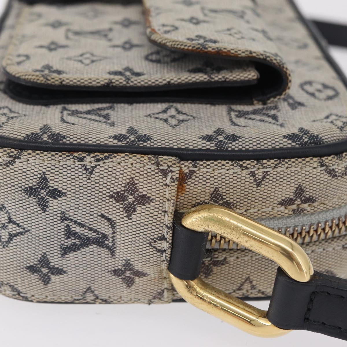 LOUIS VUITTON Monogram Mini Juliet MM Shoulder Bag Blue M92004 LV Auth ep16440A