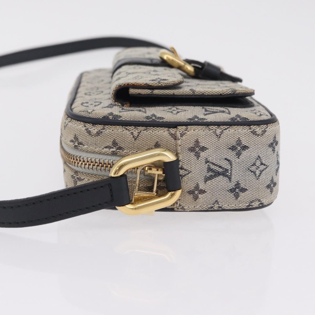 LOUIS VUITTON Monogram Mini Juliet MM Shoulder Bag Blue M92004 LV Auth ep16440A
