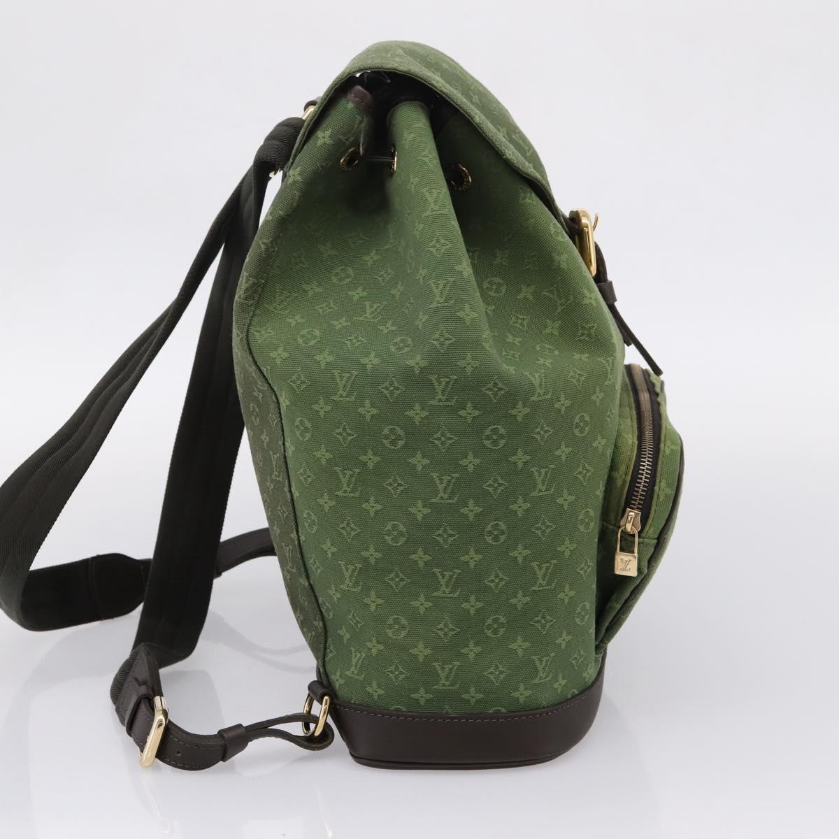 LOUIS VUITTON Monogram Mini Montsouris GM TST Khaki M92456 Auth ep16441V