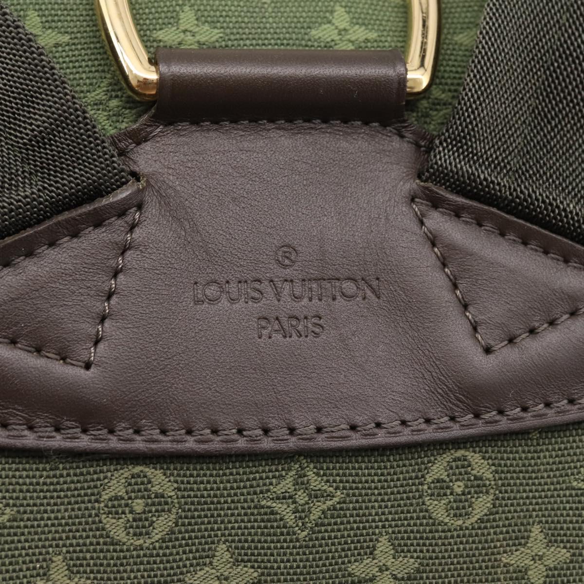 LOUIS VUITTON Monogram Mini Montsouris GM TST Khaki M92456 Auth ep16441V