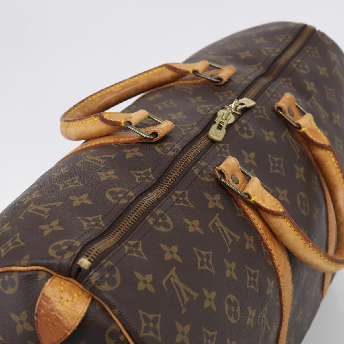 LOUIS VUITTON Monogram Keepall 50 Boston Bag M41426 LV Auth ep16442