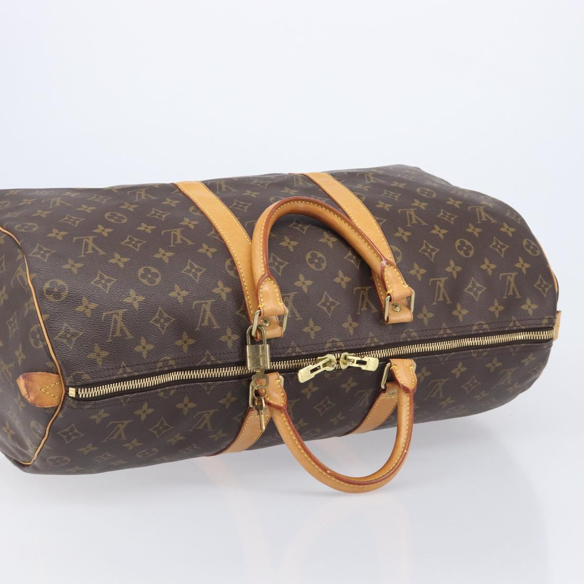 LOUIS VUITTON Monogram Keepall 50 Boston Bag M41426 LV Auth ep16448A