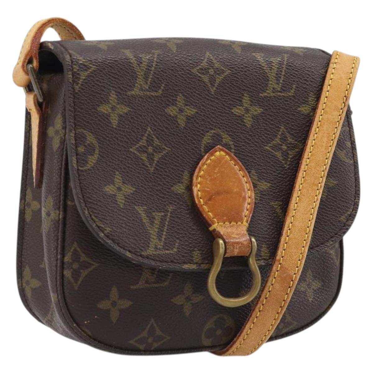 LOUIS VUITTON Monogram Saint Cloud PM Shoulder Bag M51244 LV Auth ep16458