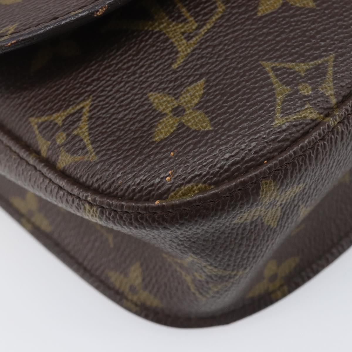 LOUIS VUITTON Monogram Saint Cloud PM Shoulder Bag M51244 LV Auth ep16458