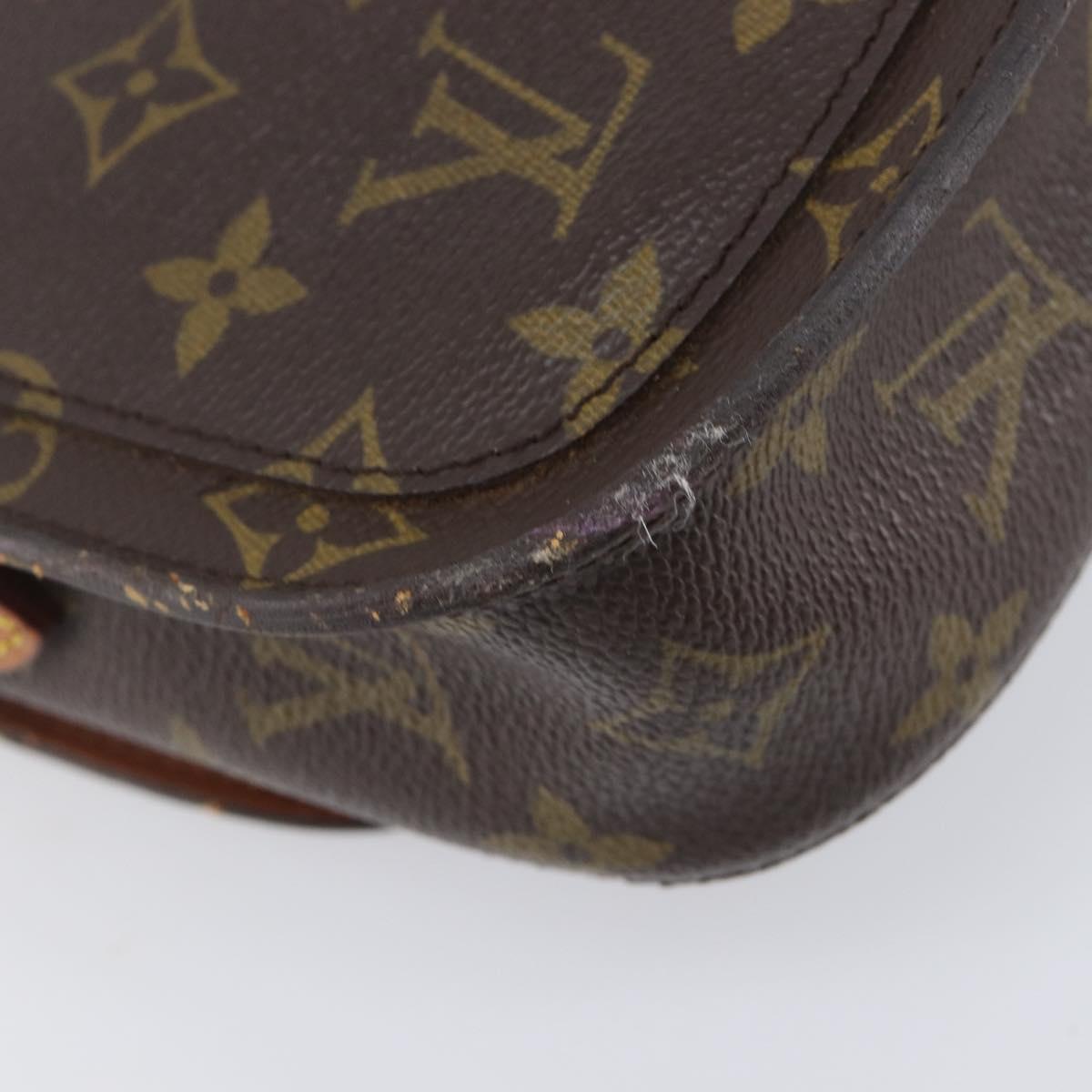 LOUIS VUITTON Monogram Saint Cloud PM Shoulder Bag M51244 LV Auth ep16458