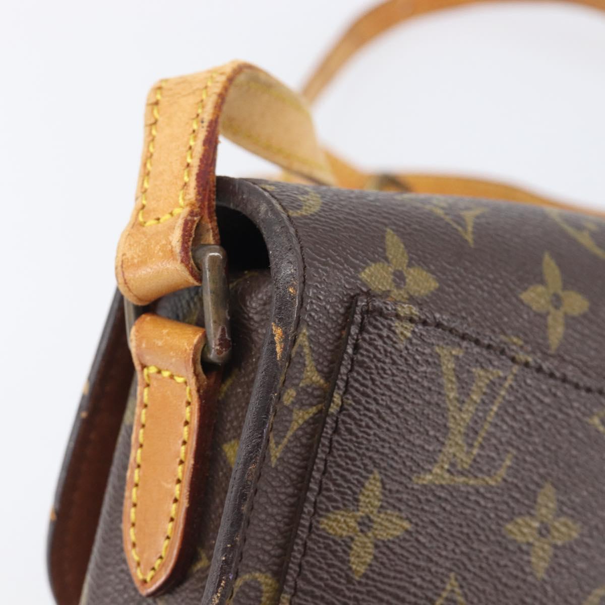 LOUIS VUITTON Monogram Saint Cloud PM Shoulder Bag M51244 LV Auth ep16458