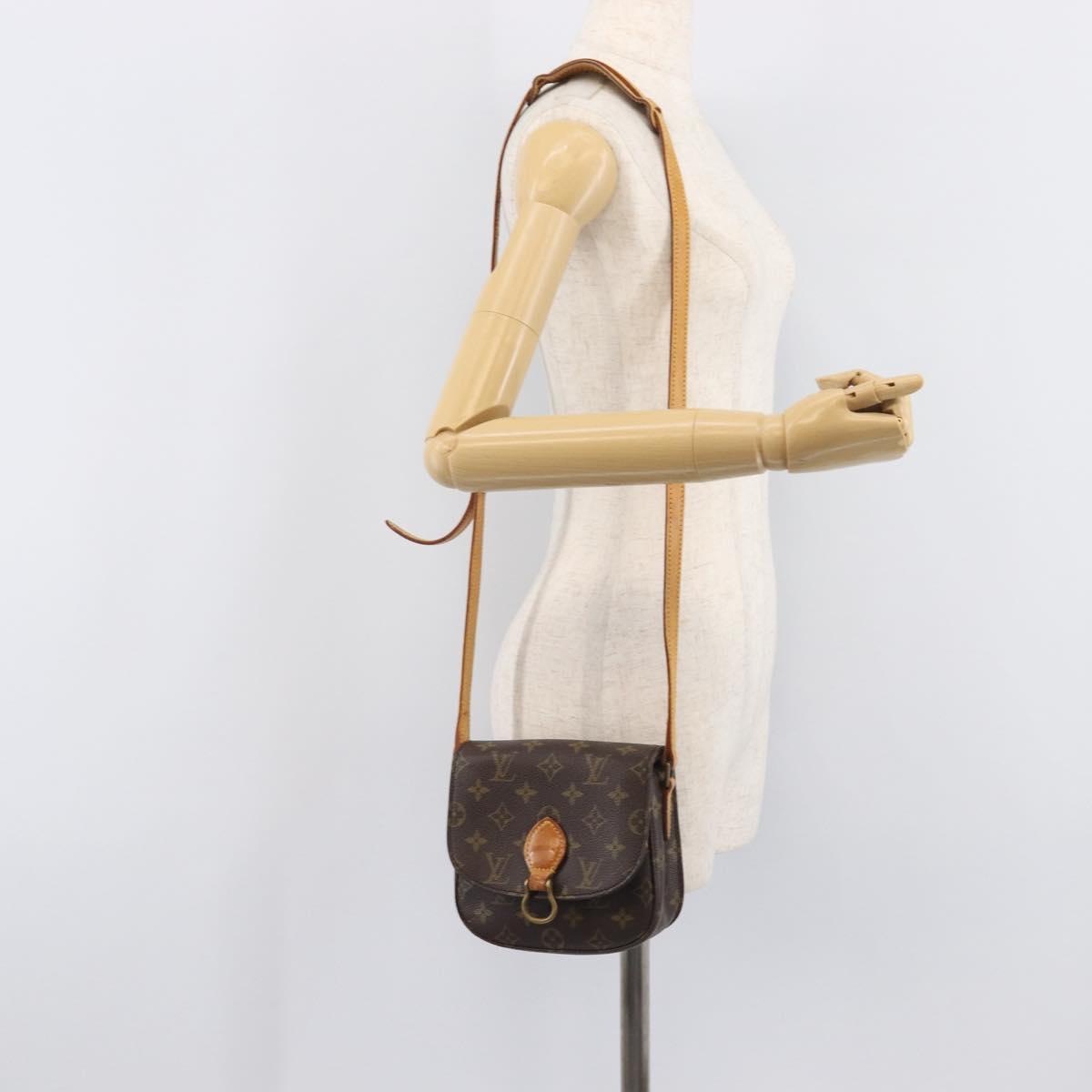 LOUIS VUITTON Monogram Saint Cloud PM Shoulder Bag M51244 LV Auth ep16458
