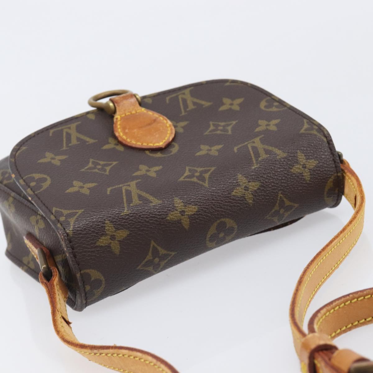 LOUIS VUITTON Monogram Saint Cloud PM Shoulder Bag M51244 LV Auth ep16458