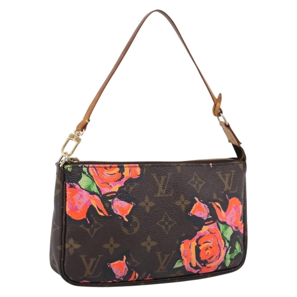 LOUIS VUITTON Monogram Rose Pochette Accessoires Pouch M48615 LV Auth ep16463A