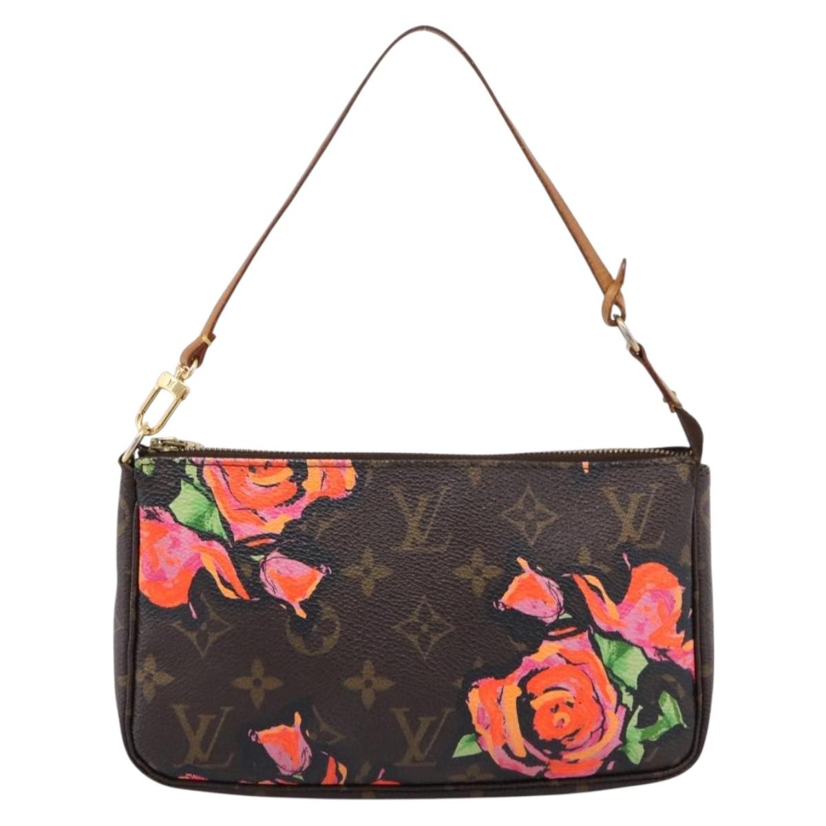 LOUIS VUITTON Monogram Rose Pochette Accessoires Pouch M48615 LV Auth ep16463A