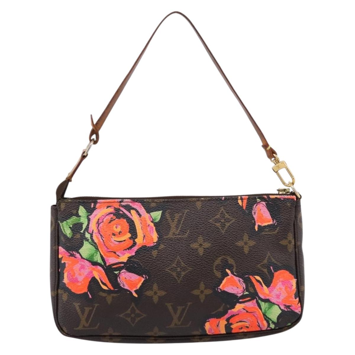 LOUIS VUITTON Monogram Rose Pochette Accessoires Pouch M48615 LV Auth ep16463A