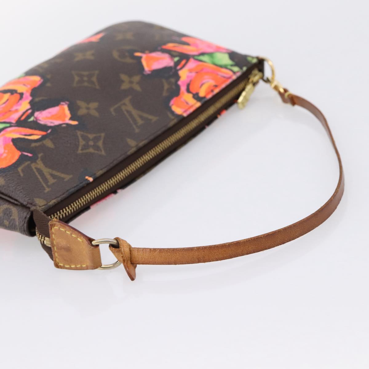 LOUIS VUITTON Monogram Rose Pochette Accessoires Pouch M48615 LV Auth ep16463A