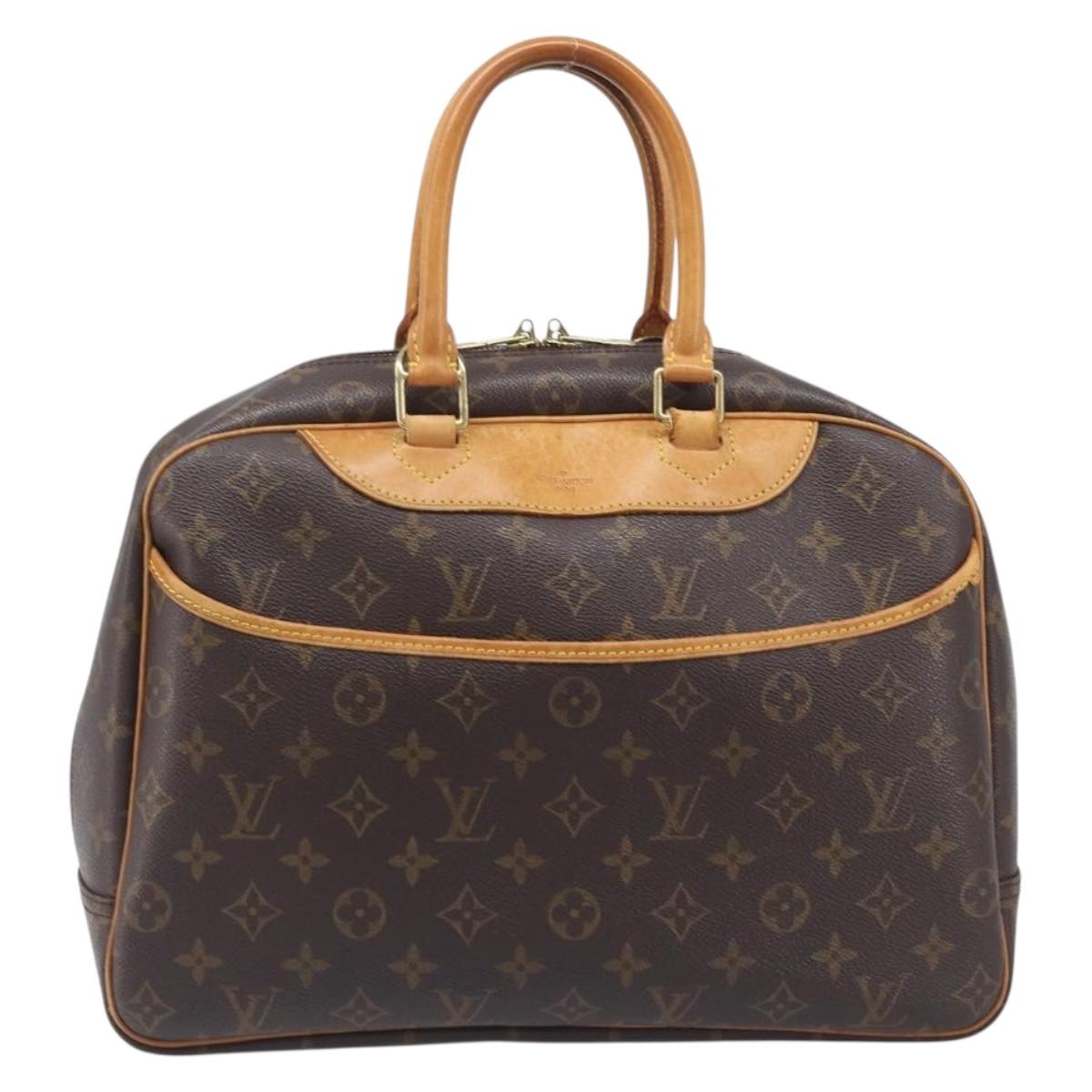 LOUIS VUITTON Monogram Deauville Hand Bag M47270 LV Auth ep16471