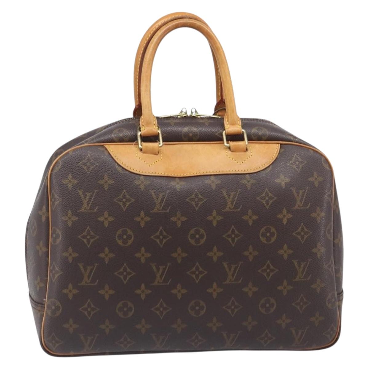 LOUIS VUITTON Monogram Deauville Hand Bag M47270 LV Auth ep16471