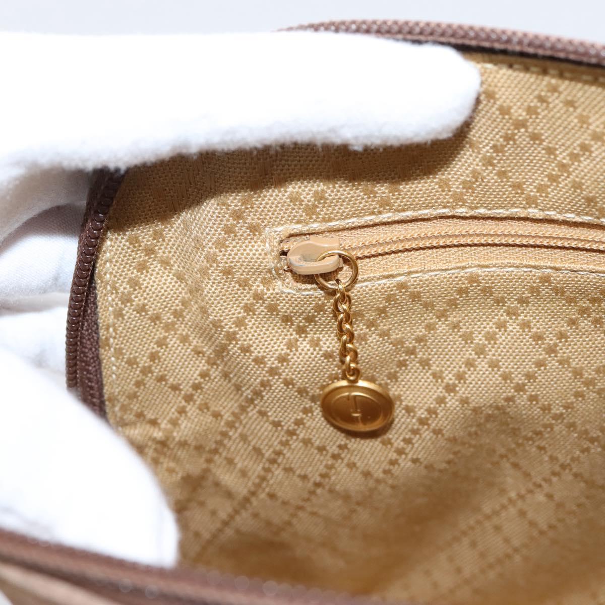 GUCCI Bamboo Hand Bag Suede Beige Gold 000 904 0290 Auth ep16474