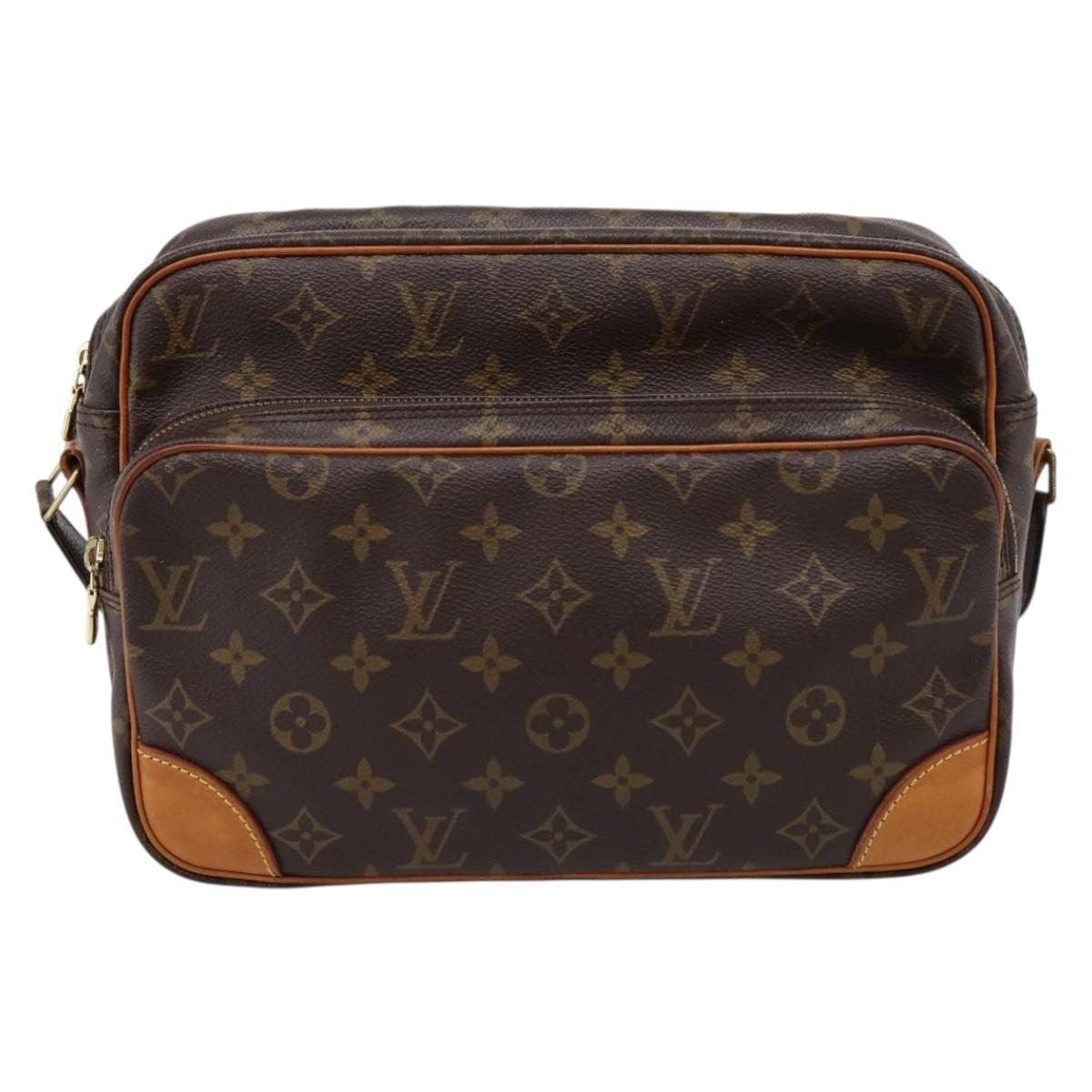 LOUIS VUITTON Monogram Nile Shoulder Bag M45244 LV Auth ep16479A
