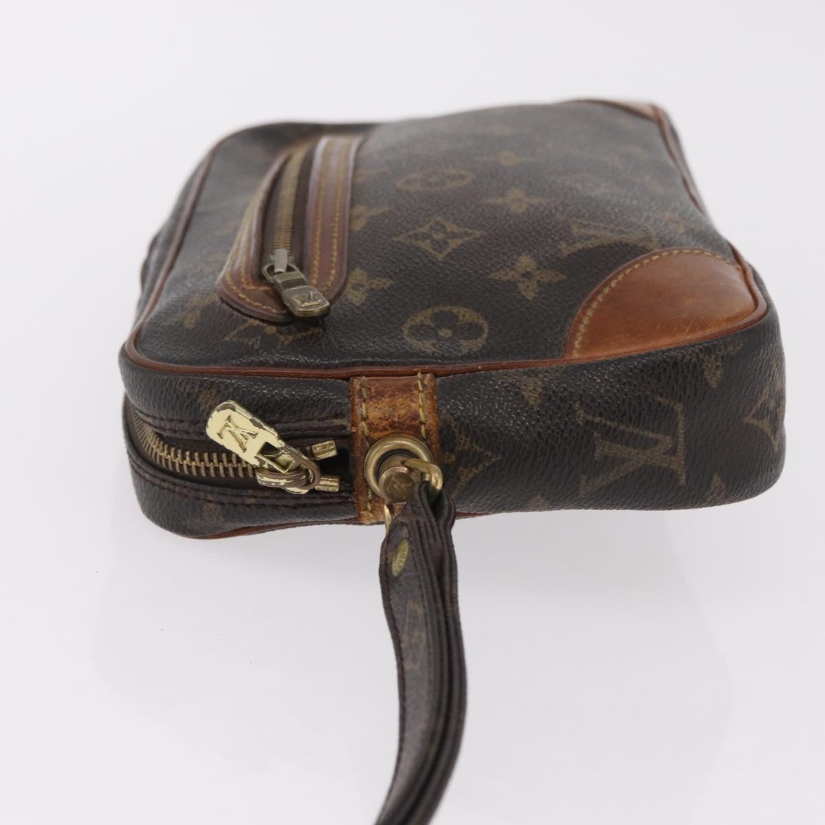 LOUIS VUITTON Monogram Marly Dragonne GM Clutch Bag M51825 LV Auth ep16481