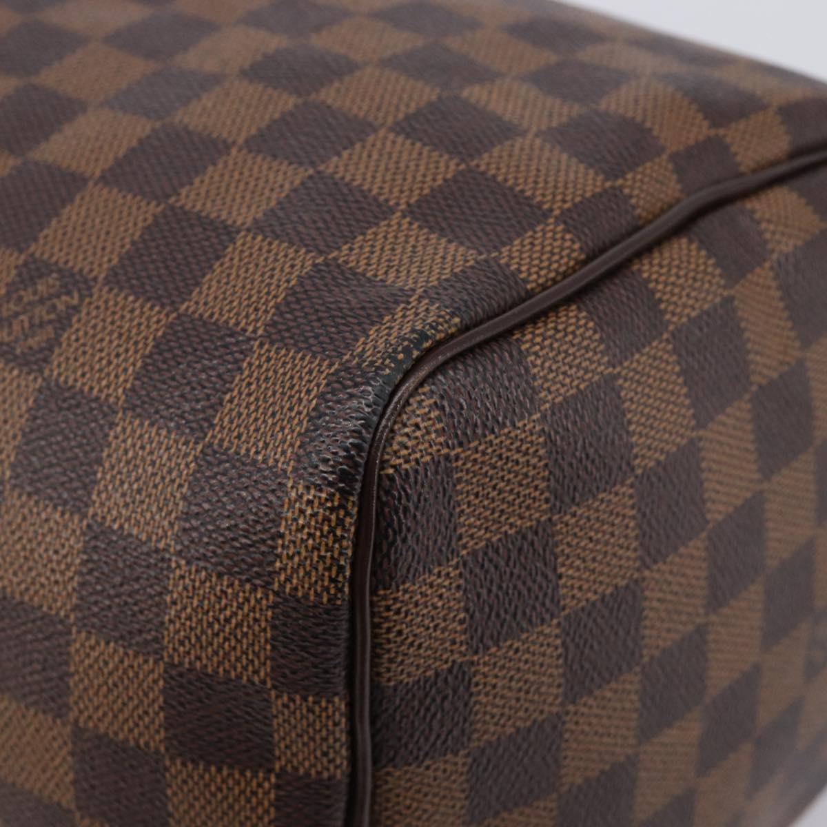 LOUIS VUITTON Damier Ebene Speedy 30 Hand Bag N41364 LV Auth ep16491V