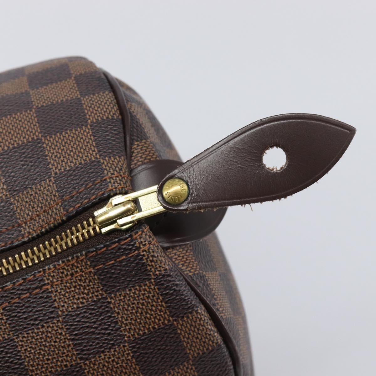 LOUIS VUITTON Damier Ebene Speedy 30 Hand Bag N41364 LV Auth ep16491V