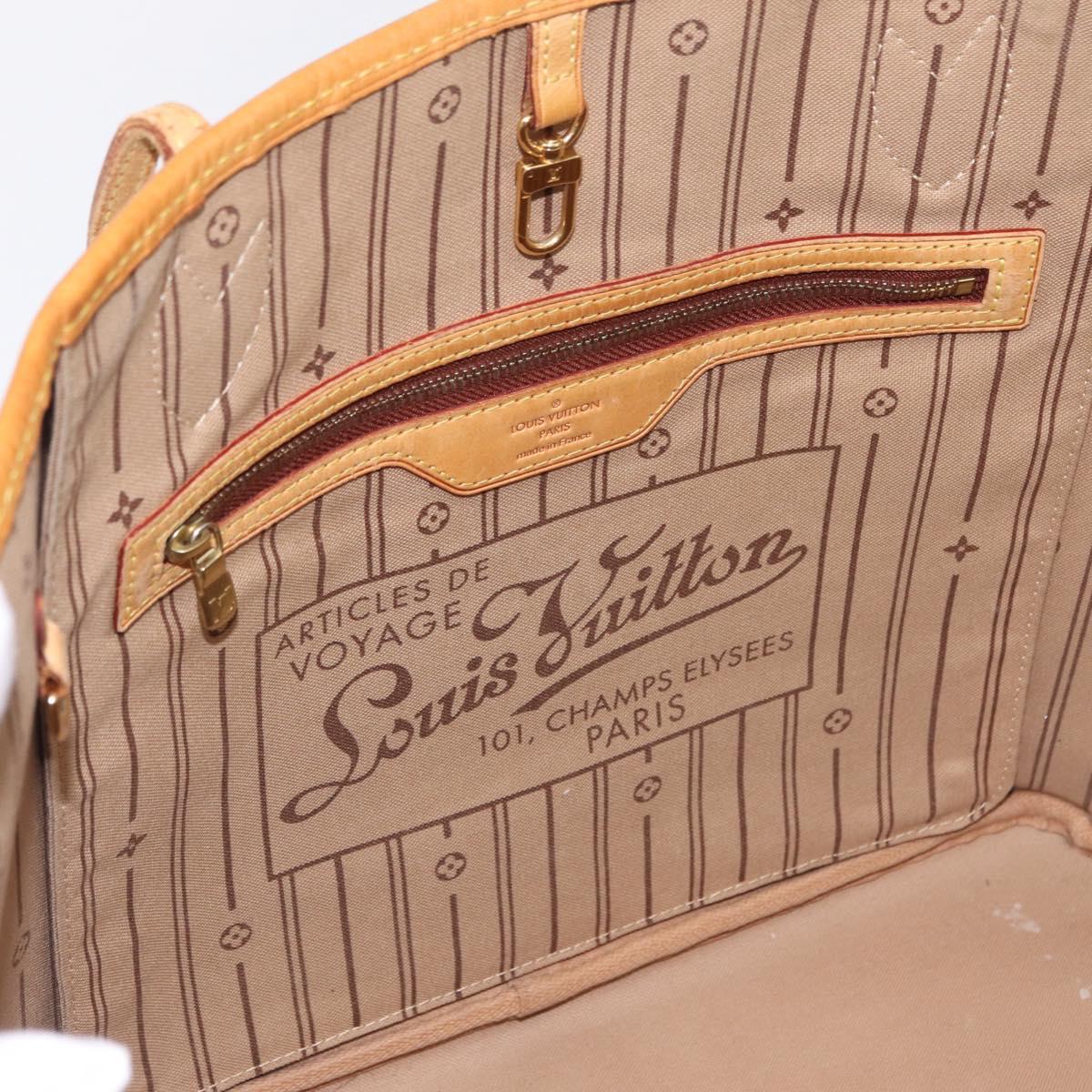 LOUIS VUITTON Monogram Neverfull MM Tote Bag M40156 LV Auth ep16499