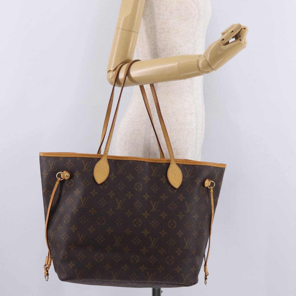 LOUIS VUITTON Monogram Neverfull MM Tote Bag M40156 LV Auth ep16499