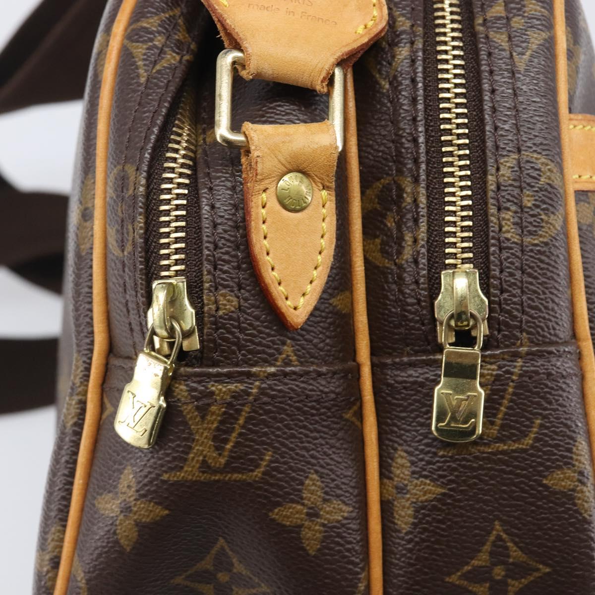 LOUIS VUITTON Monogram Reporter PM Shoulder Bag M45254 LV Auth ep16501