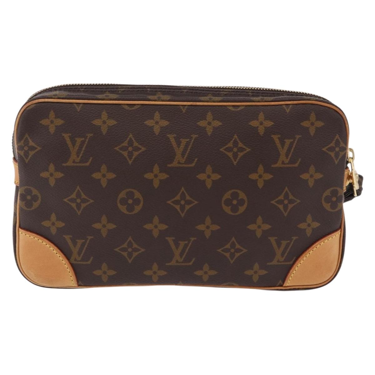 LOUIS VUITTON Monogram Marly Dragonne GM Clutch Bag M51825 LV Auth ep16503A