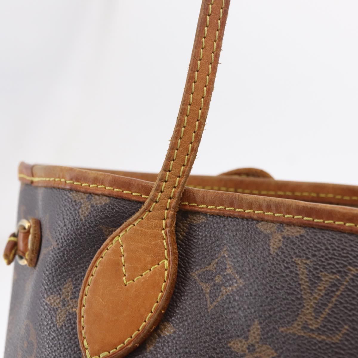 LOUIS VUITTON Monogram Neverfull PM Tote Bag M40155 LV Auth ep16504