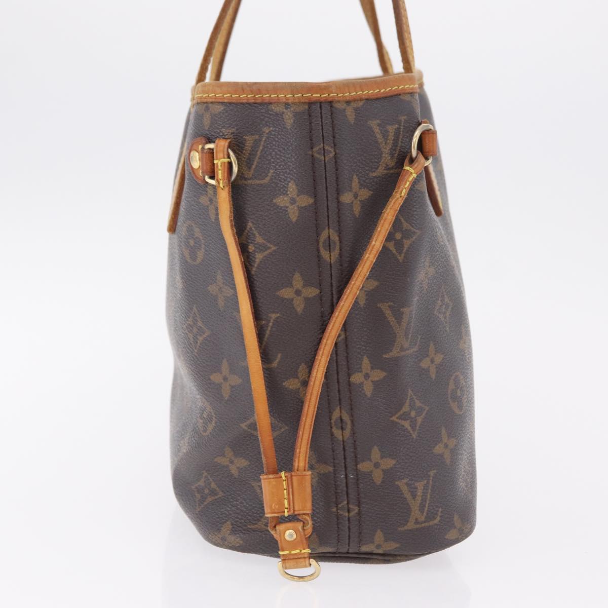 LOUIS VUITTON Monogram Neverfull PM Tote Bag M40155 LV Auth ep16504