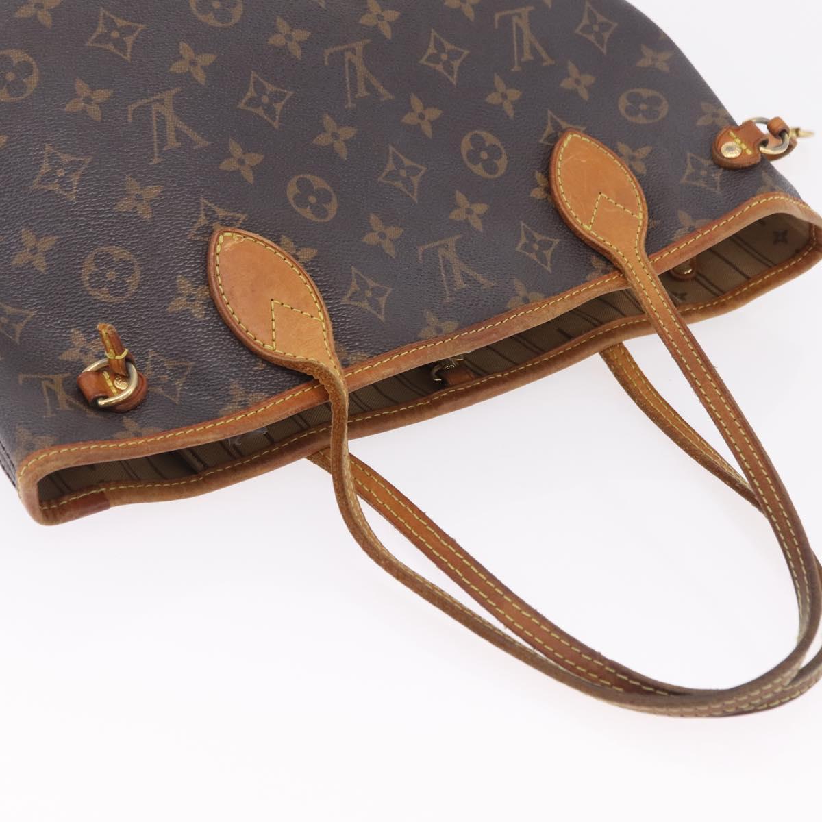 LOUIS VUITTON Monogram Neverfull PM Tote Bag M40155 LV Auth ep16504