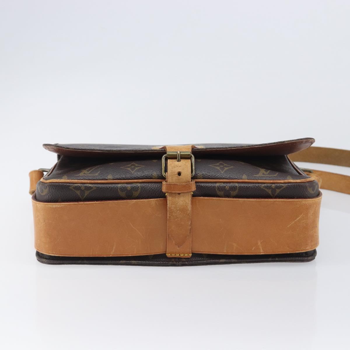 LOUIS VUITTON Monogram Cartouchiere GM Shoulder Bag M51252 LV Auth ep16505