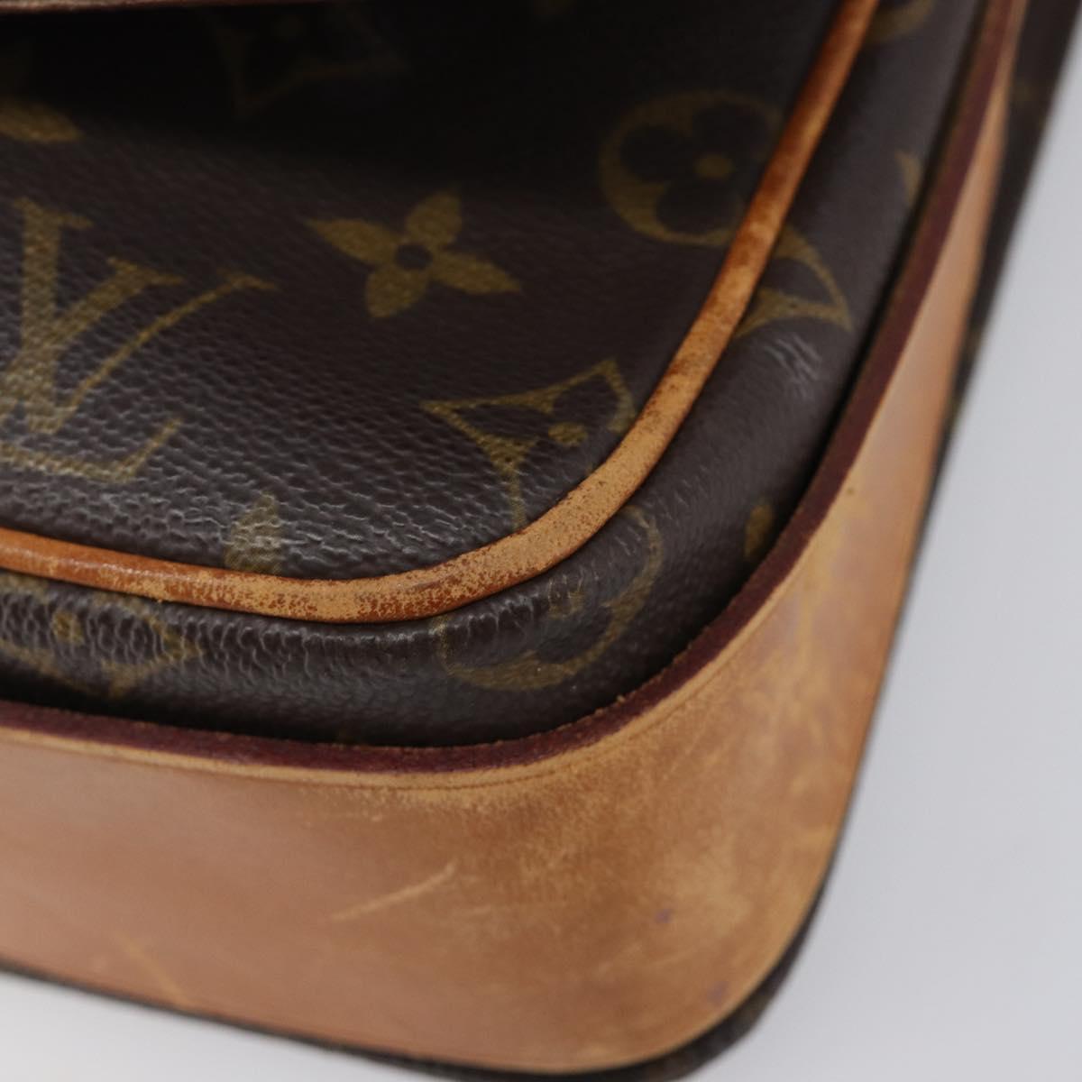 LOUIS VUITTON Monogram Cartouchiere GM Shoulder Bag M51252 LV Auth ep16505