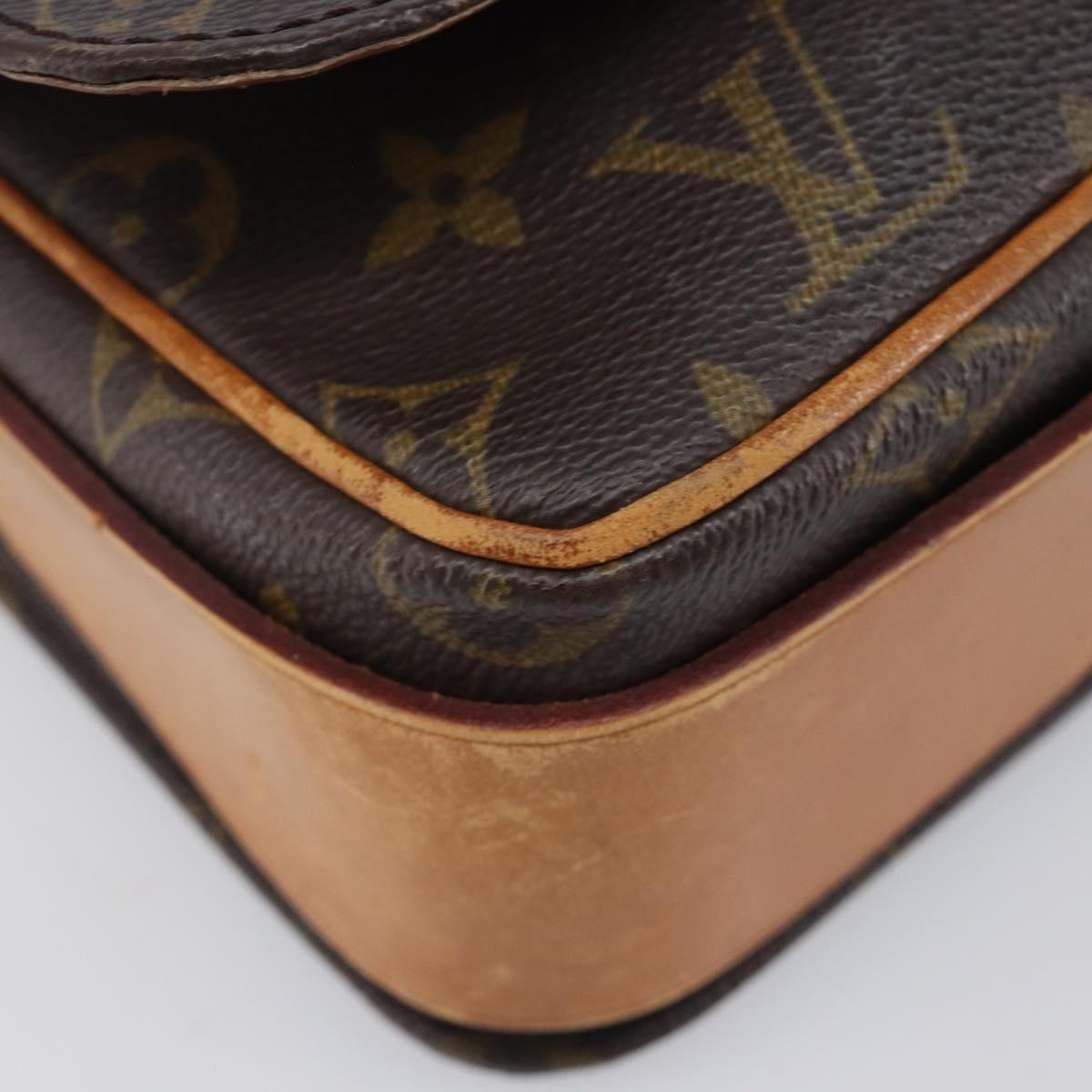 LOUIS VUITTON Monogram Cartouchiere GM Shoulder Bag M51252 LV Auth ep16505