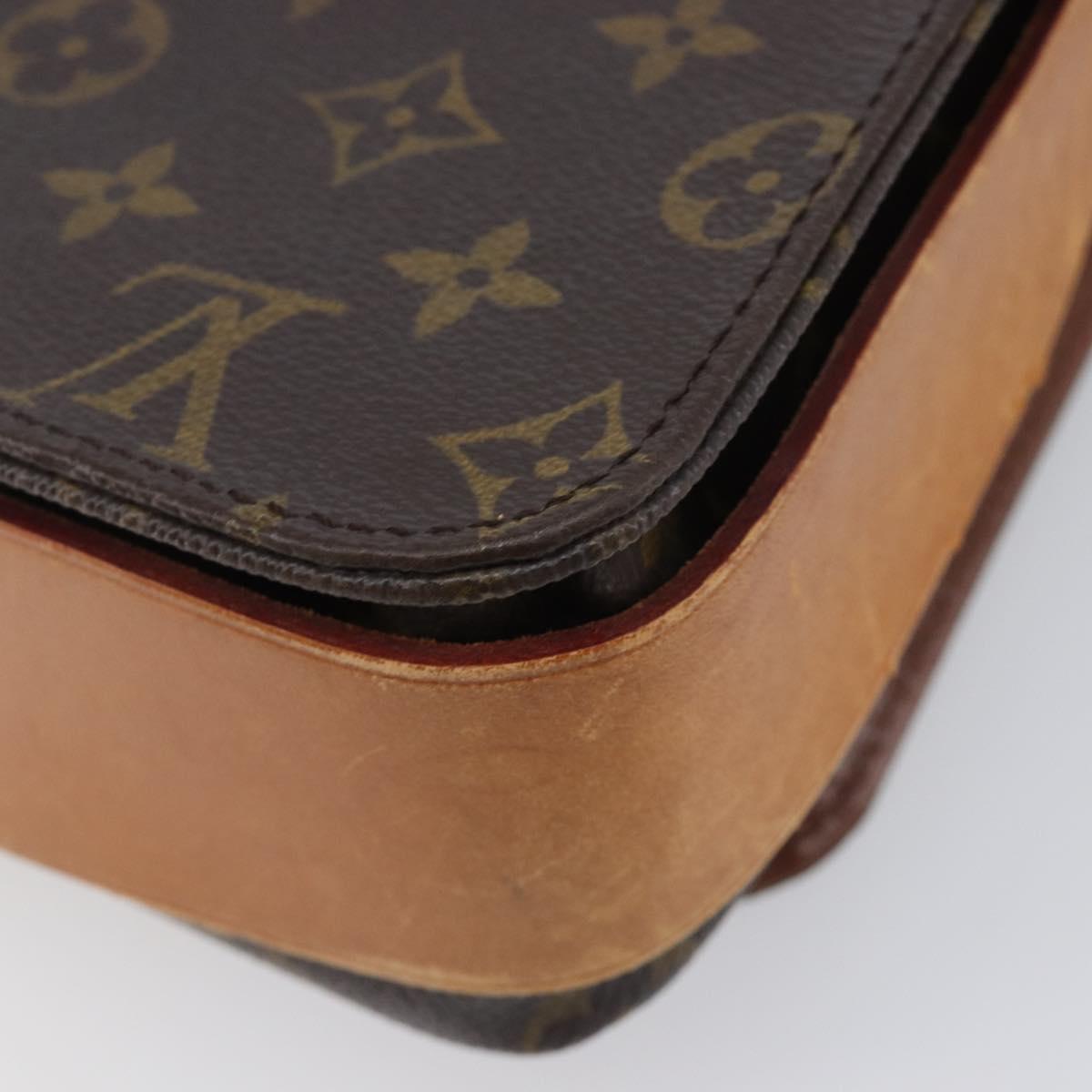 LOUIS VUITTON Monogram Cartouchiere GM Shoulder Bag M51252 LV Auth ep16505