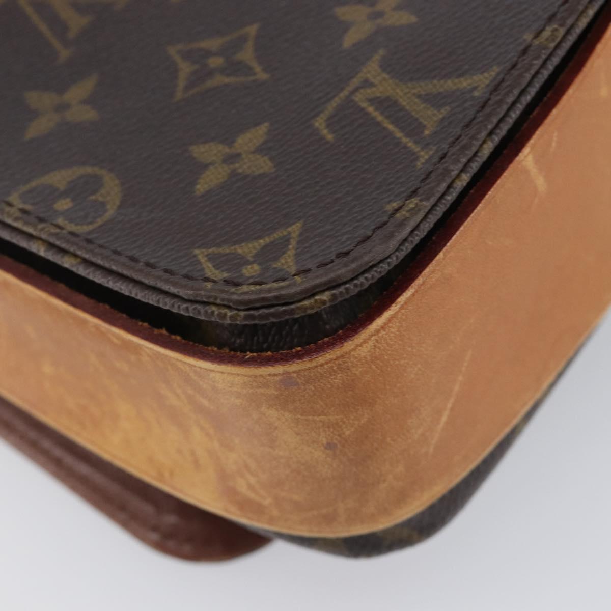 LOUIS VUITTON Monogram Cartouchiere GM Shoulder Bag M51252 LV Auth ep16505