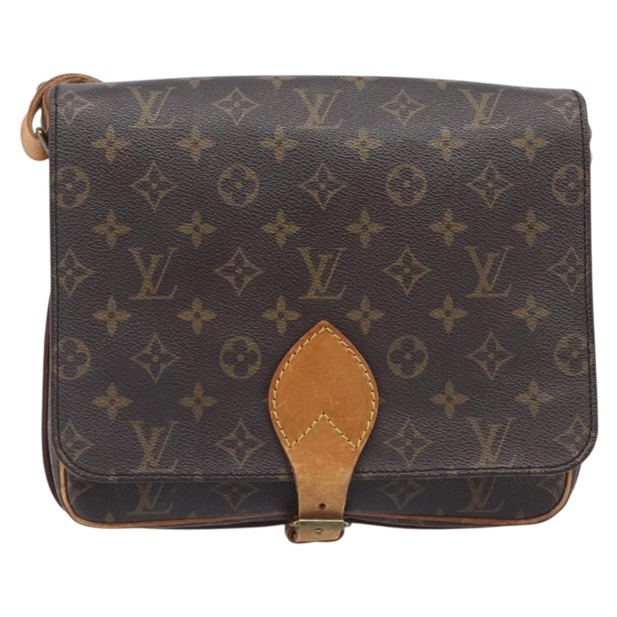 LOUIS VUITTON Monogram Cartouchiere GM Shoulder Bag M51252 LV Auth ep16505